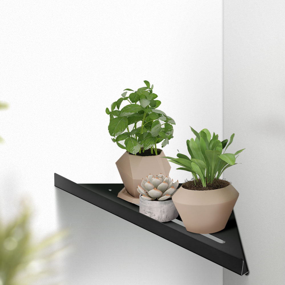 TheLAShop Stainless Steel Corner Shower Shelf - Single Tier Triangle Shower Caddy for Bathroom Storage, Organize Shampoo, Soap & Essentials - Rustproof & Space-Saving Design