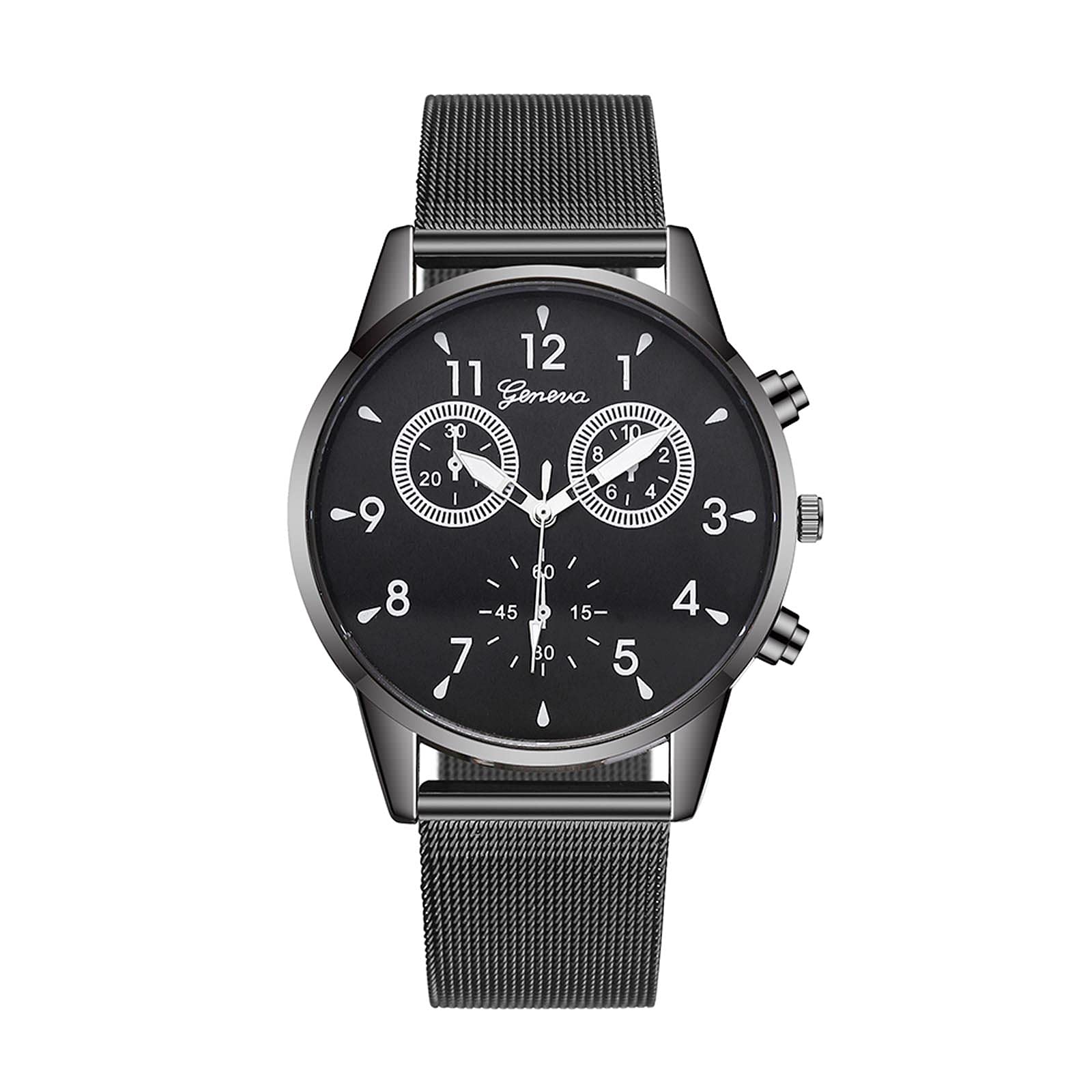 Yirises Men's Fashion Quartz Watch with Thread Strap - Waterproof Casual Dress Watch for Business, Dating & Daily Wear - Perfect Birthday Gift for Him