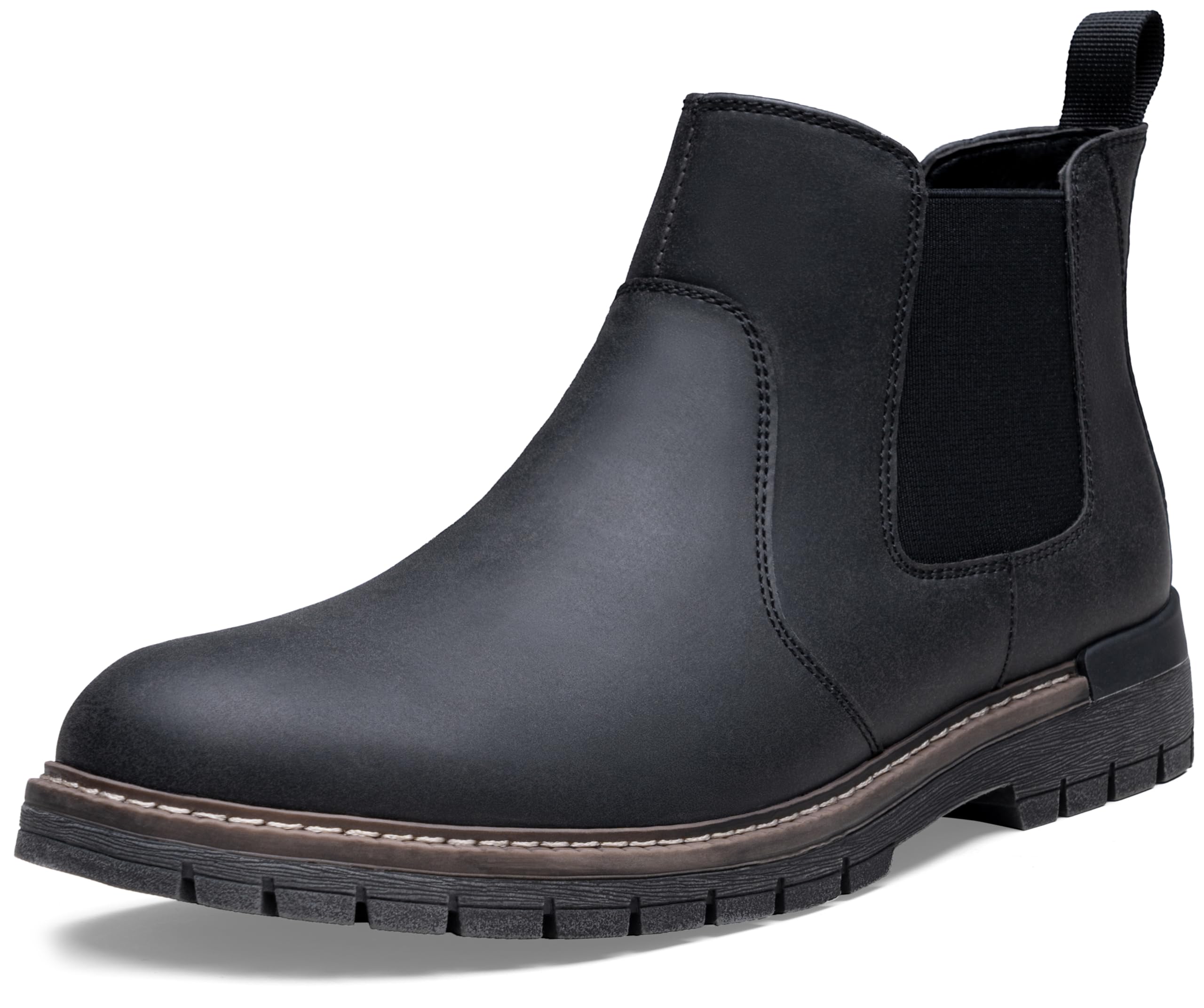**Jousen Men's Chelsea Boots - Slip On Casual Ankle Boots for Men, Retro Style - Perfect for Office, Travel & Everyday Wear**