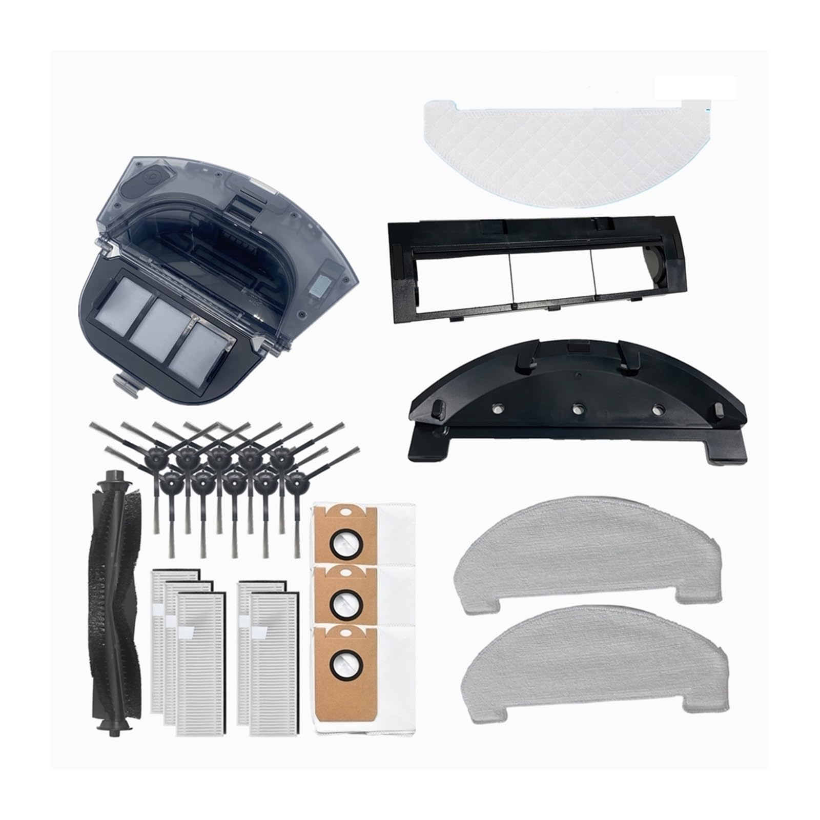 Laresar L6 Pro Compatible Sweeping Mop Bracket & Tank Tray Accessories Set for Robotic Vacuum Cleaner - Perfect for Hardwood Floors & Pet Hair Cleaning
