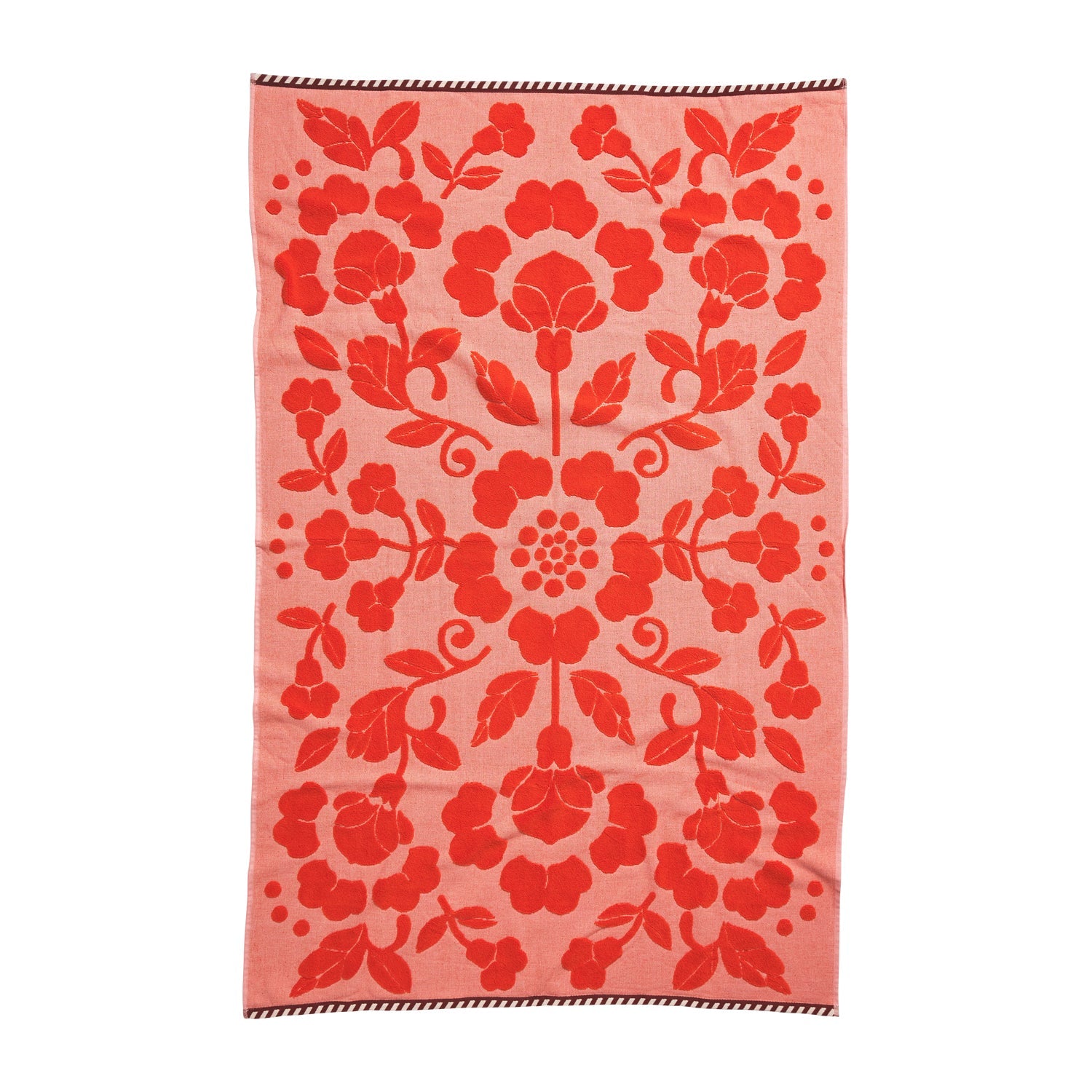 Premium Florence Bath Sheet - Super Soft & Absorbent Cherry Red Towel for Spa, Bathroom & Beach - Luxury Bath Towel Set for Home & Hotel Use
