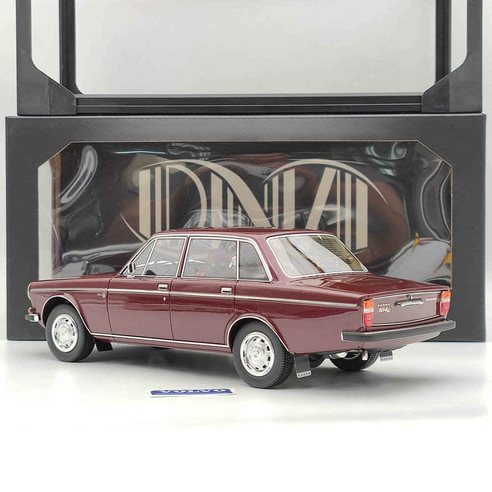 1/18 Scale Volvo 164 E 1972 Limited Edition Resin Model Car - DNA Collectibles DNA000158 - Red Diecast Vehicle for Collectors & Enthusiasts (Perfect for Display, Gifts, and Automotive Collections)