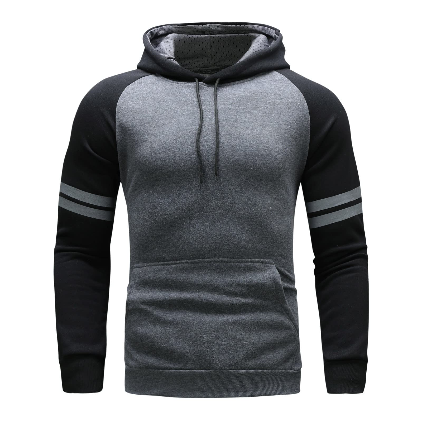 Men's Zip-Up Hooded Sweatshirt for Sports & Leisure | Winter Comfort