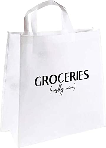Wine Tote Bag for Groceries - Perfect for Shopping & Picnics