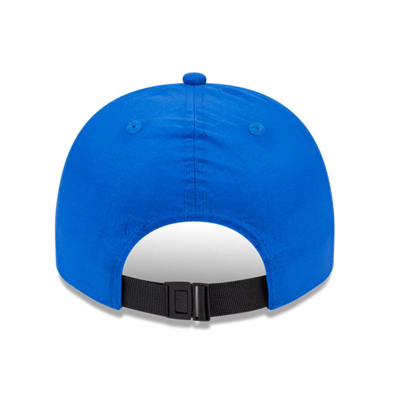 New Era Los Angeles Dodgers Strapback Hat - Light Royal Blue Nylon Golf & Casual Wear for Men & Women - Perfect for Baseball Games, Golfing, and Everyday Fashion