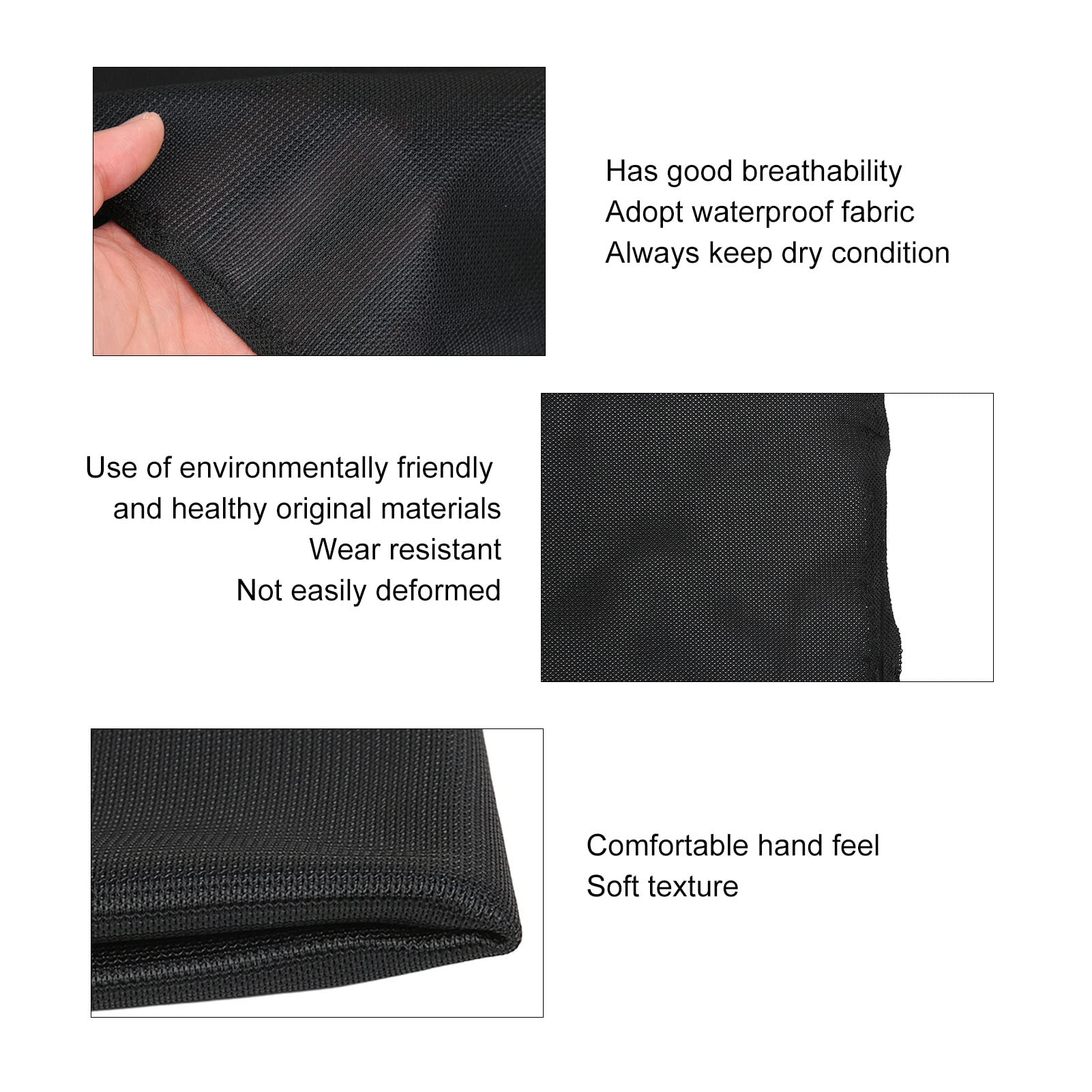 High-Quality Polyester Stereo Speaker Grille Cloth Replacement for Home, Large, and Stage Speakers - Durable Black Fabric for Speaker Housing Repair and DIY Projects