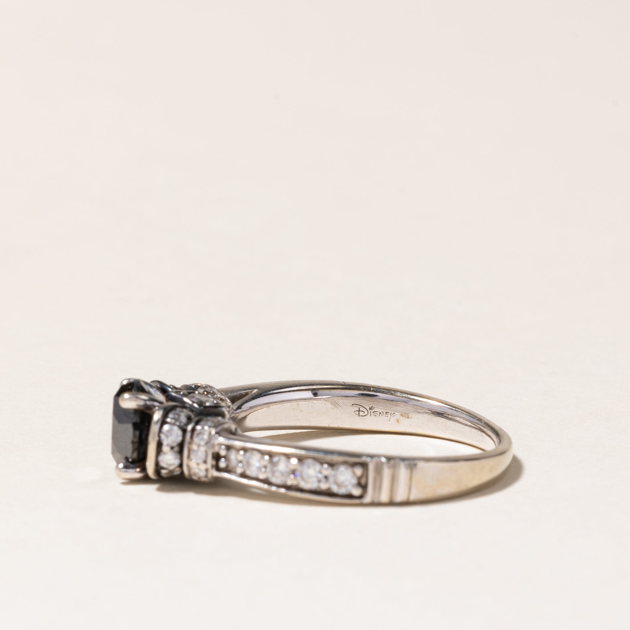 1.00ct Black & White Diamond Engagement Ring for Women | 0.604ctw Wedding Band | Size 7 | Perfect for Proposals, Anniversaries & Special Occasions