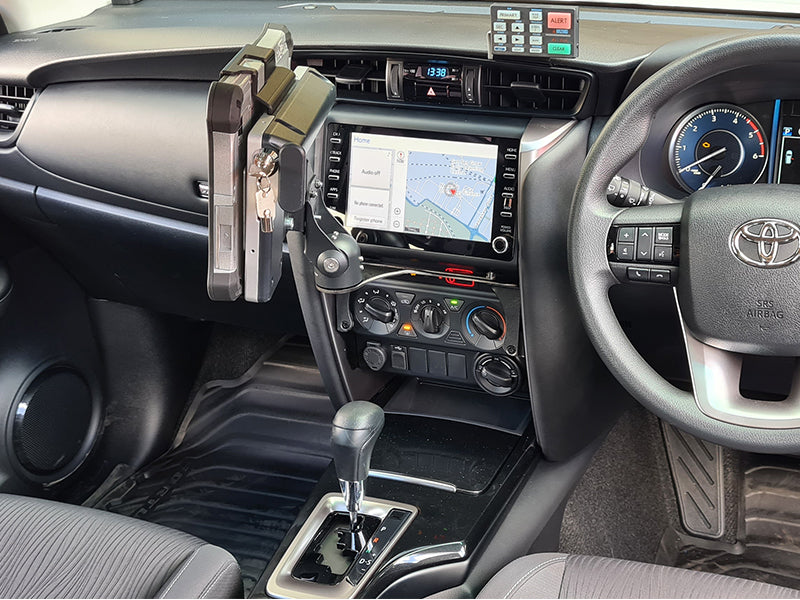 Industrial Evolution InDash Mount for Toyota Fortuner (2016+) - Secure Phone Holder for Car Dashboard - Perfect for GPS Navigation & Hands-Free Driving
