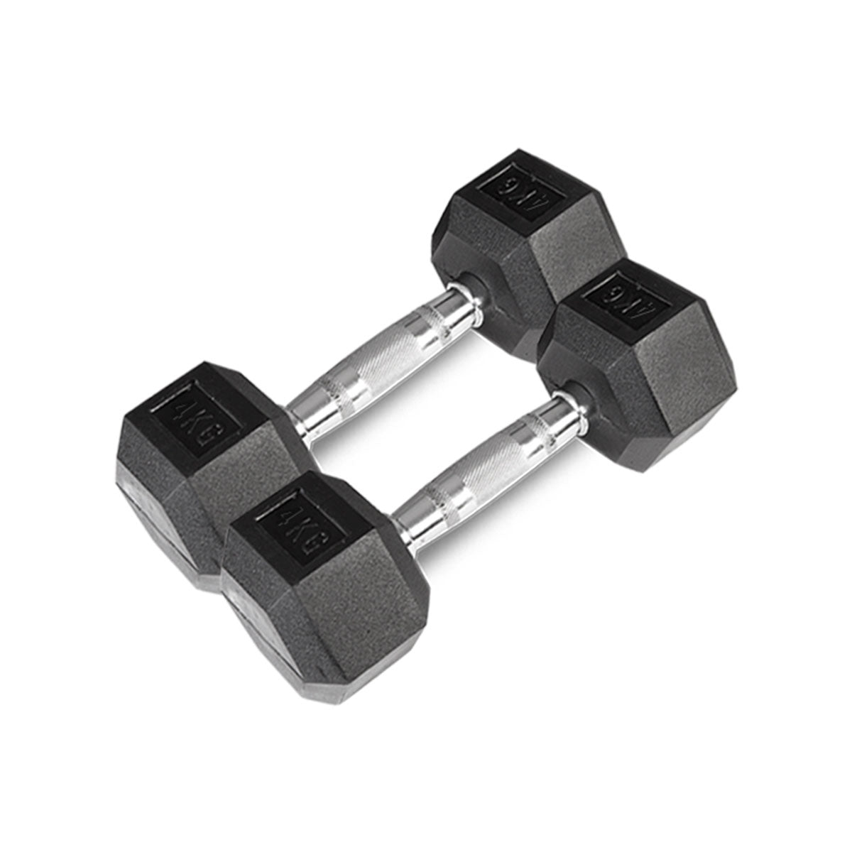 CORTEX Hex Dumbbell Set 4kg & 10kg (4 Pairs) - Perfect for Home Gym, Strength Training, and Weightlifting Workouts