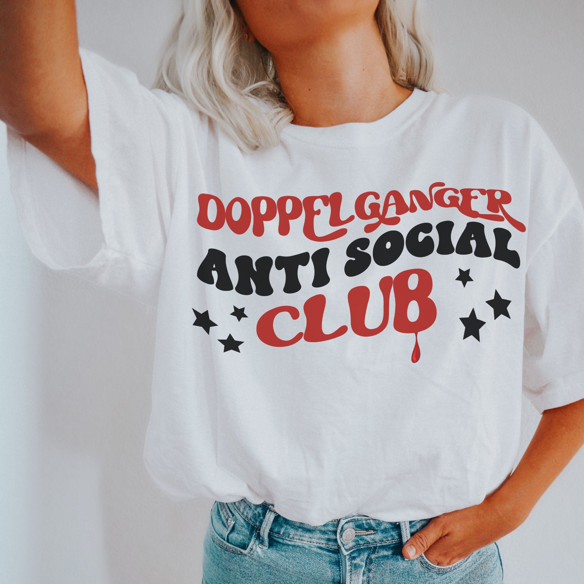 Doppelganger Antisocial Club Hoodie - Trendy Streetwear for Men & Women | Perfect for Urban Fashion & Casual Outfits