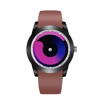 Stylish Unisex Creative Personality Quartz Watch - Fashionable Vortex Design for Men & Women - Perfect for Casual Wear, Office, and Special Occasions