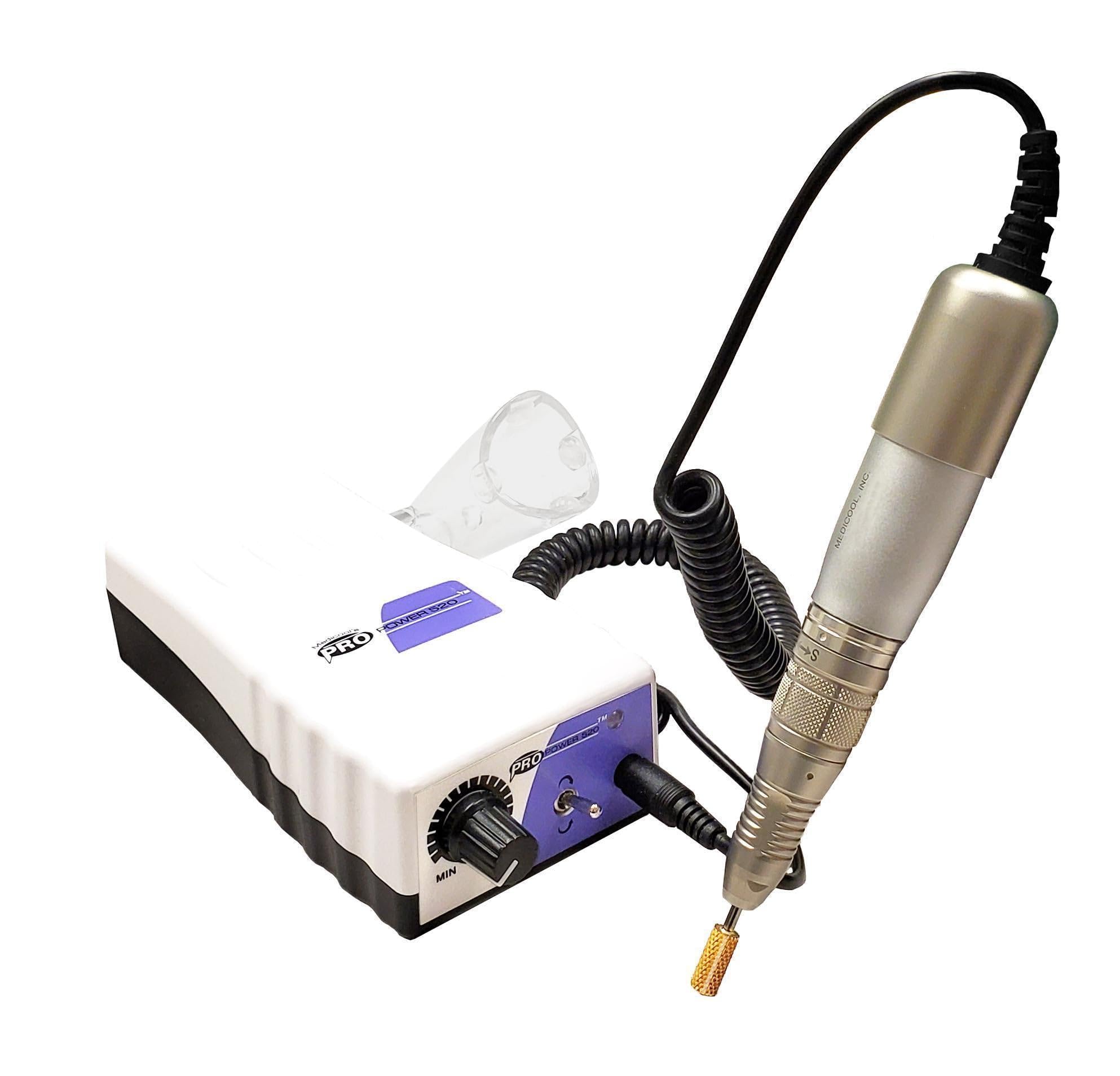 Medicool Pro Power 520 Electric Nail File Machine - Professional Lightweight & High Speed Manicure Tool for Salon & Home Use | Perfect for Nail Art, Acrylics & Gel Extensions | PROPOW-520