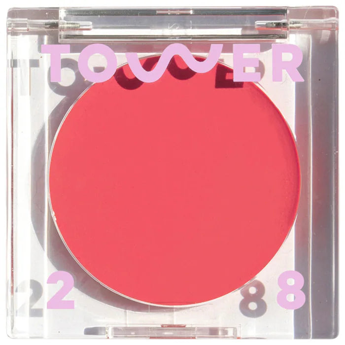 Tower 28 BeachPlease Lip + Cheek Cream Blush - Vegan & Cruelty-Free Tinted Balm for Natural Flush | Perfect for Everyday Wear & On-The-Go Touch Ups