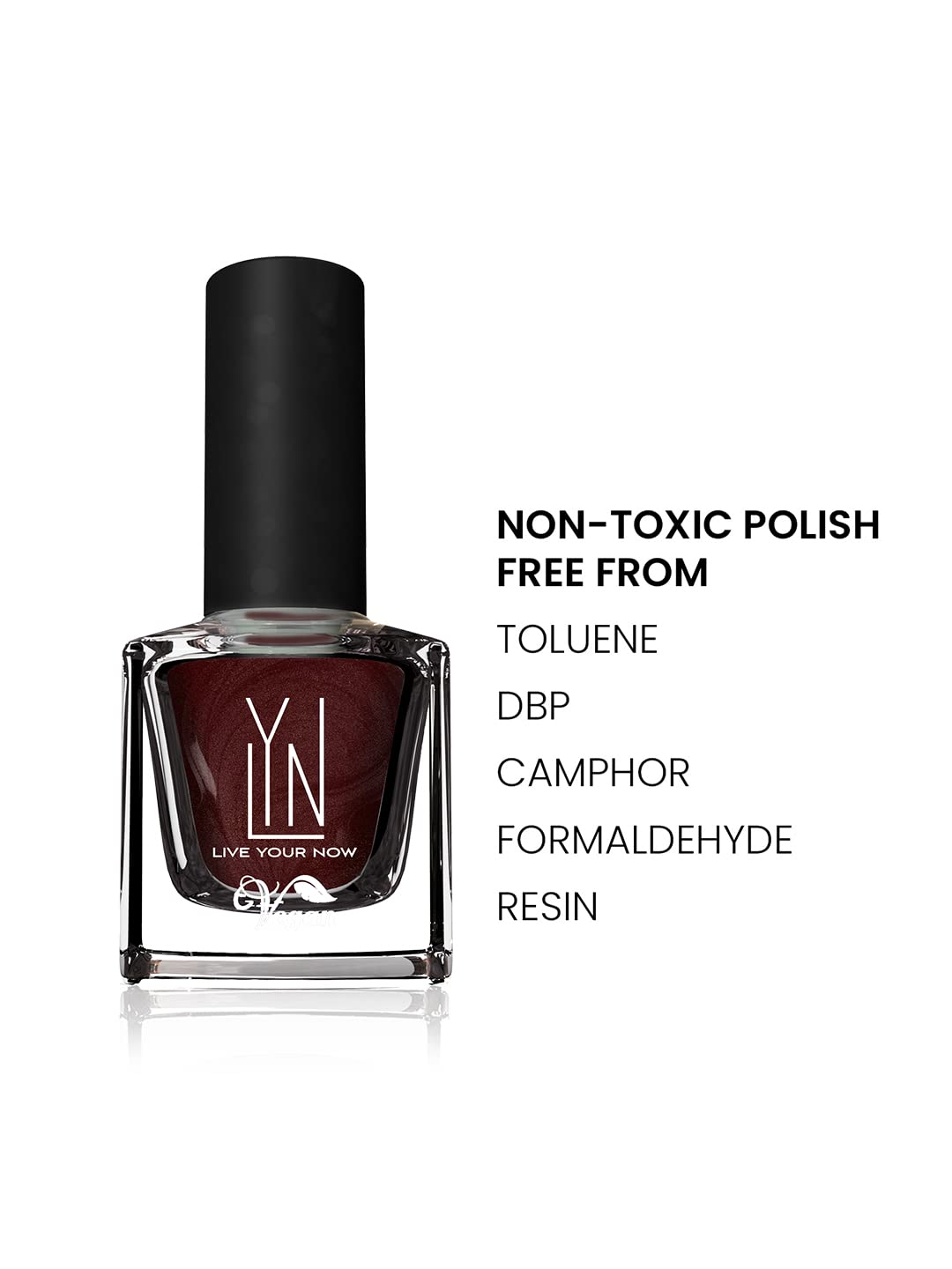LYN Long Lasting Fast Dry Non Toxic Vegan & Cruelty Free Nail Polish Set - 2 Colors (Let's Toast & Pop Champagne) for Manicures, Pedicures, and Special Occasions