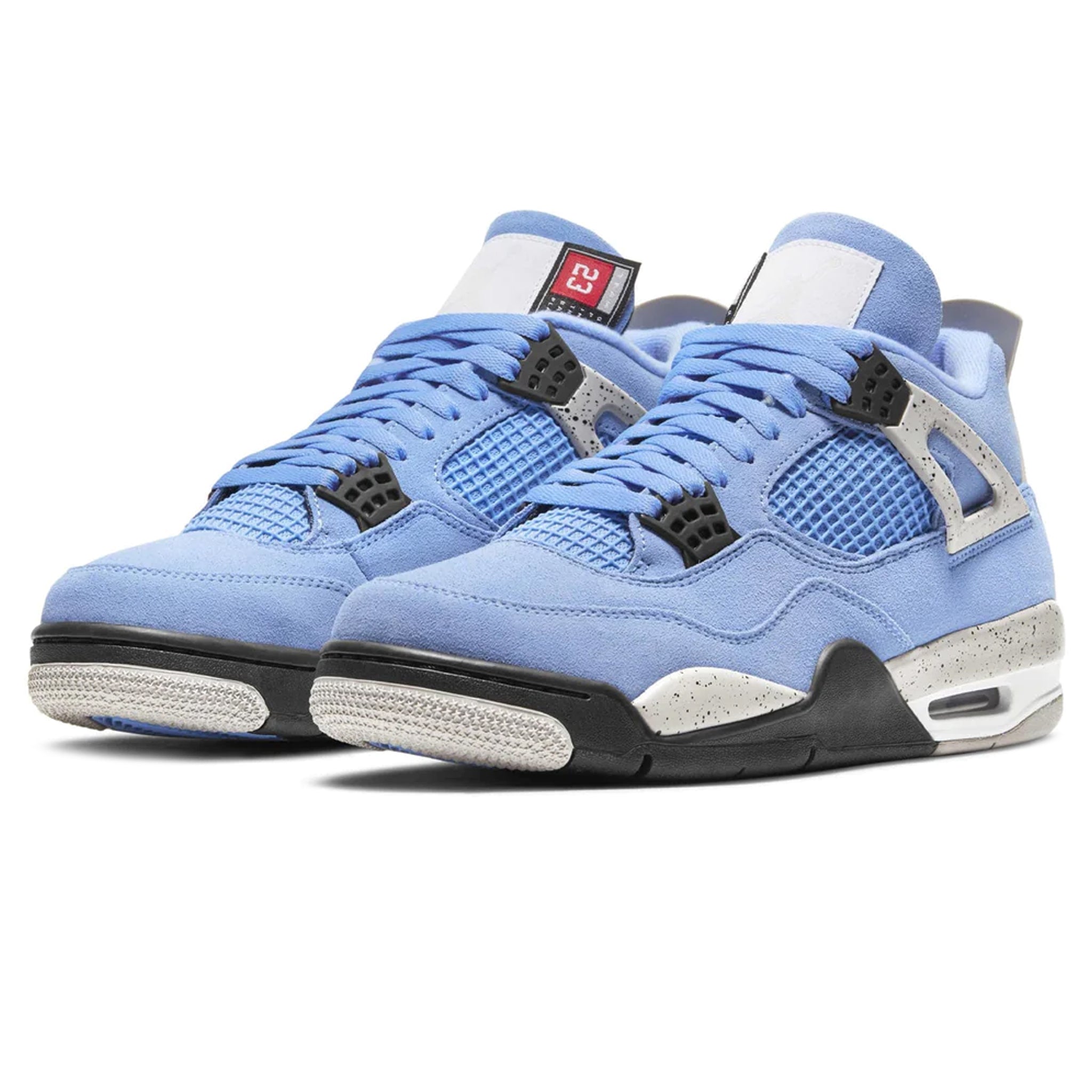 Air Jordan 4 Retro University Blue Men's Basketball Shoes - Authentic Sneakers for Casual Wear & Street Fashion | Perfect for Sports, Gym & Everyday Outfits