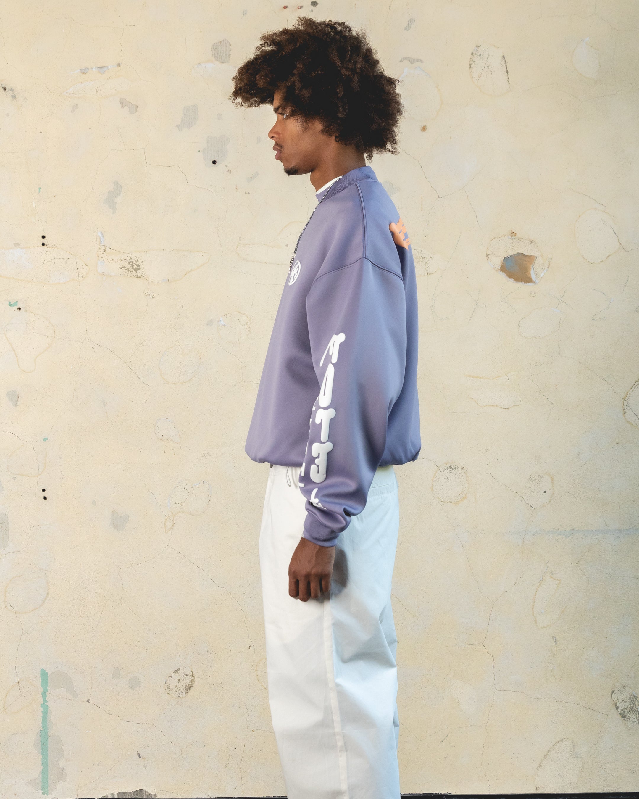 404 Form Crewneck Sweatshirt - Soft Purple Unisex Pullover for Men & Women | Perfect for Casual Wear, Street Style & Loungewear