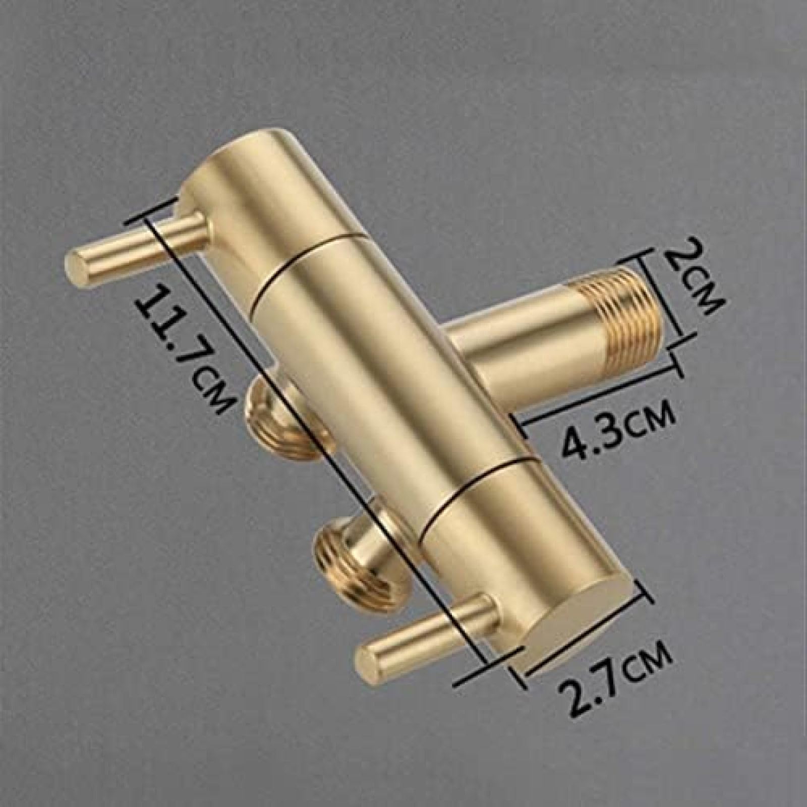 Multifunctional Wall Mounted Cold Water Tap Sprayer Kit for Toilet - Bathroom Bidet Douche Spray with Adjustable Nozzle (Perfect for Hygienic Cleaning, Baby Care & Pet Washing)