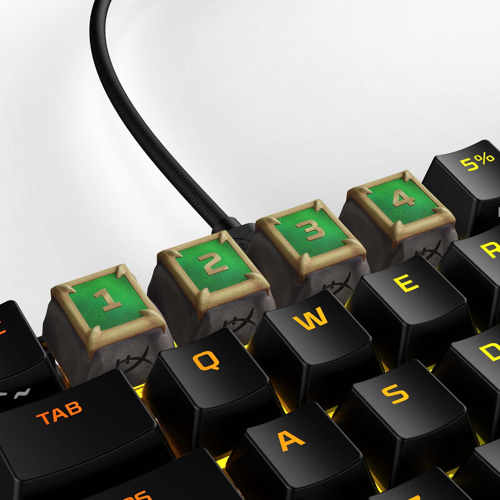 HX3D Custom Keycaps Set - Mechanical Keyboard Keycaps for Gaming & Typing - Perfect for PC, Mac, and Laptop Keyboards - Enhance Your Typing Experience at Home or Office
