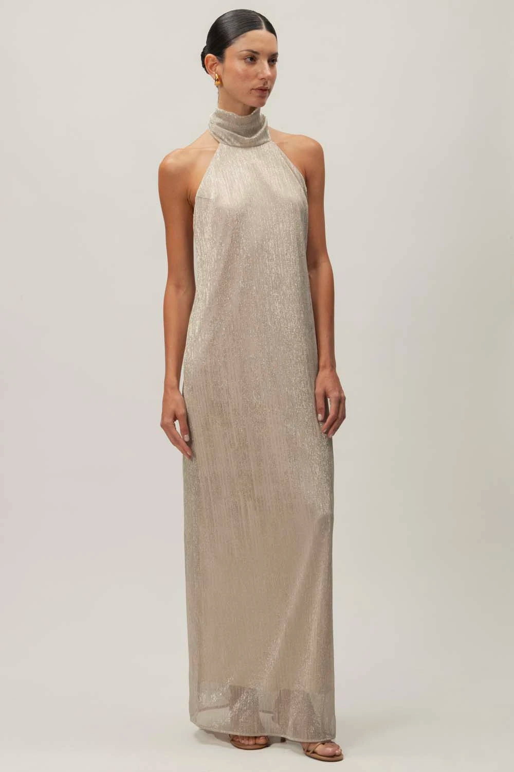 Chianti Maxi Dress for Women - Flowy Long Summer Dress with Pockets, Elegant & Comfortable - Perfect for Beach, Vacation, and Casual Outings