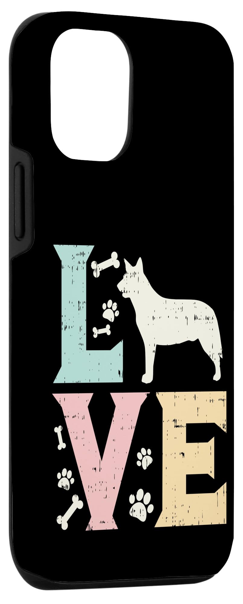 iPhone 12/12 Pro Case - Cute Blue & Red Heeler Cattle Dog Design, Perfect Gift for Women & Girls | Protective Phone Cover for Daily Use, Work & Travel