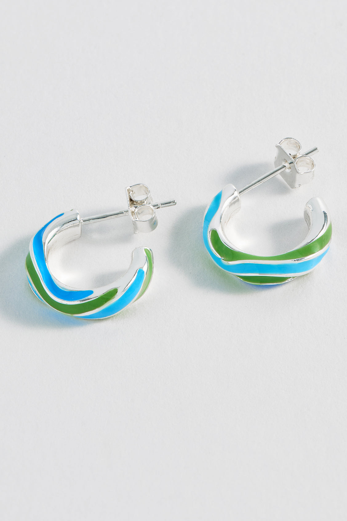 Multi Wave Hoops Earrings for Women - Trendy Boho Chic Dangle Earrings for Everyday Wear & Party | Perfect for Casual Outfits, Beach Vacations & Festivals