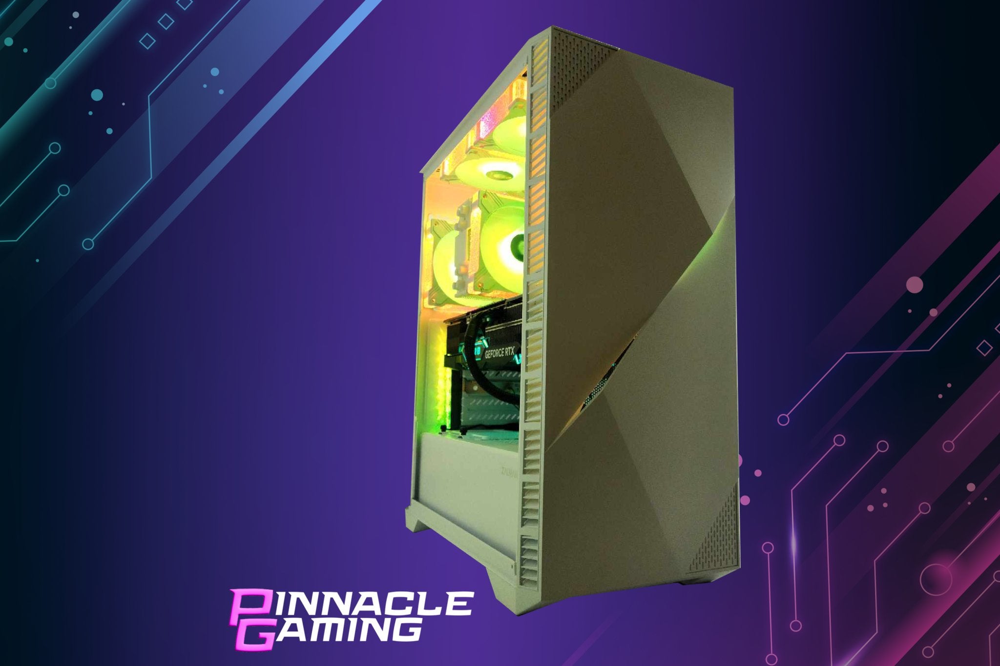 Custom Gaming Desktop PC - Intel Core i7, NVIDIA RTX 5070, 1TB HDD + 1TB SSD, 32GB DDR5 RAM, White B760 - Perfect for High-End Gaming, Live Streaming & Content Creation