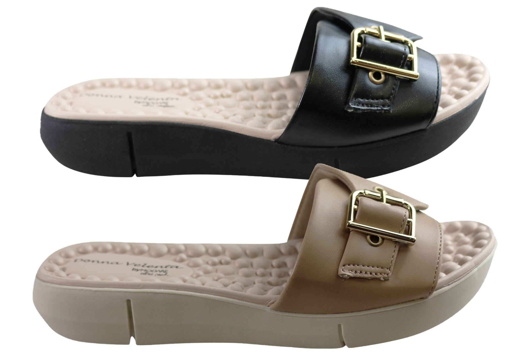 Ultra Comfortable Women's Sandals with Massage Balls - Breathable & Supportive Summer Shoes for Walking, Travel & Beach Wear