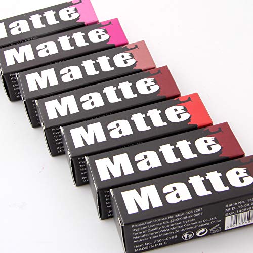 Miss Rose Long Lasting Matte Lipstick - Vibrant Red Shade, 3.4g | Perfect for Date Night, Parties & Everyday Wear