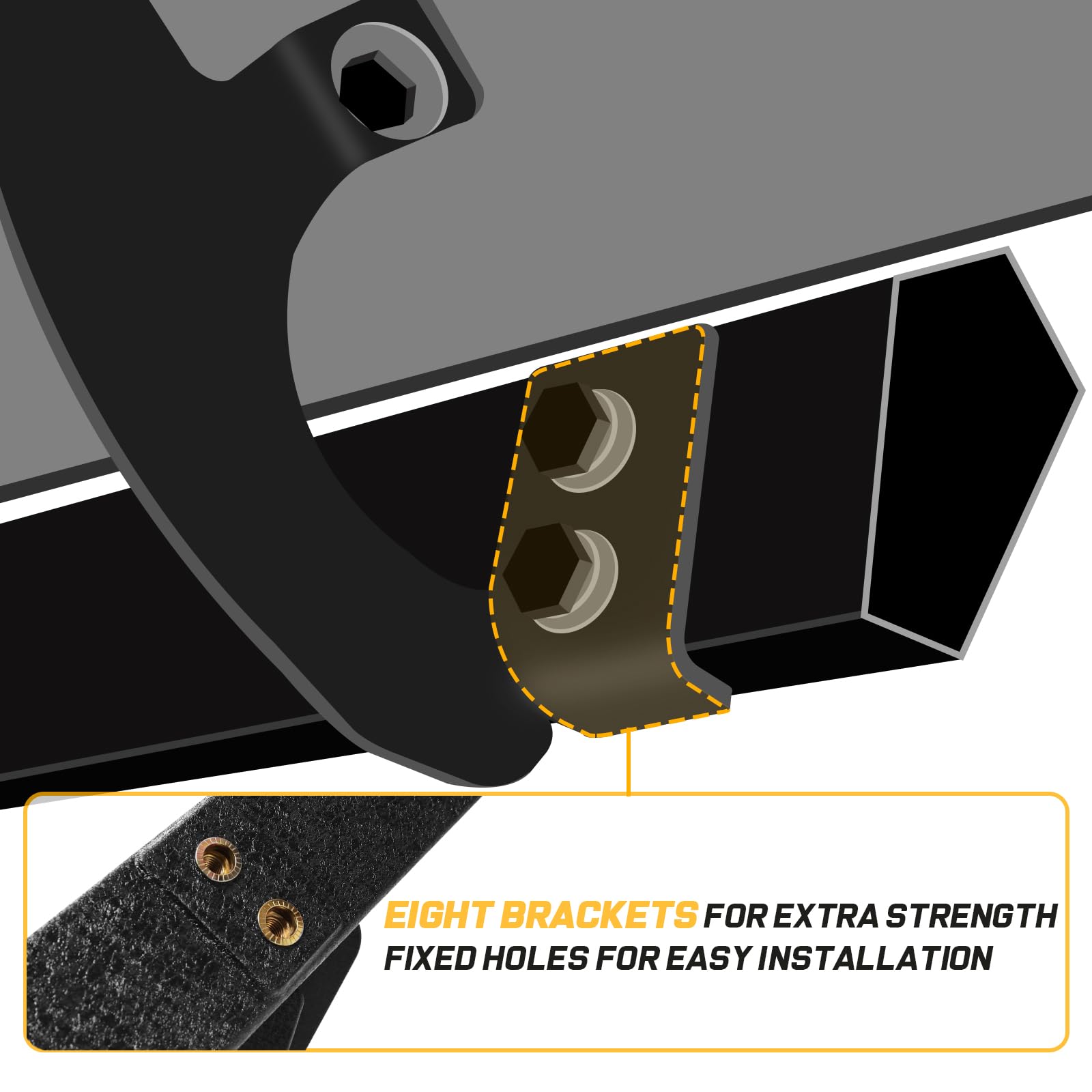 2007-2018 Jeep Wrangler JK JKU Unlimited 4-Door Drop Down Running Boards - Dual-Stage Textured Black Powder Coated 4