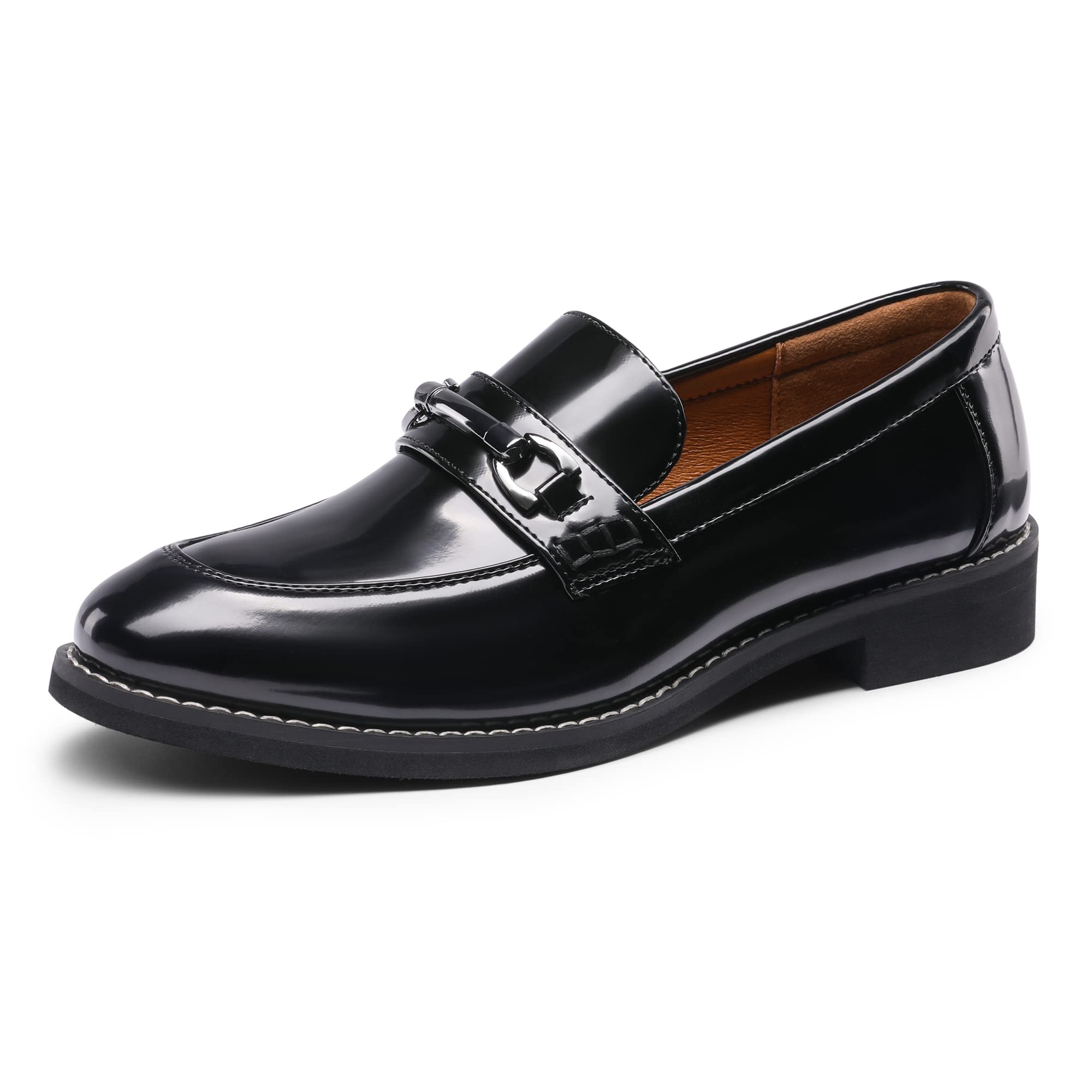 Bruno Marc Women's Slip-On Flats - Comfortable Round Toe Loafers for Driving, Work & Casual Wear | Lightweight Dress Shoes for Everyday Use