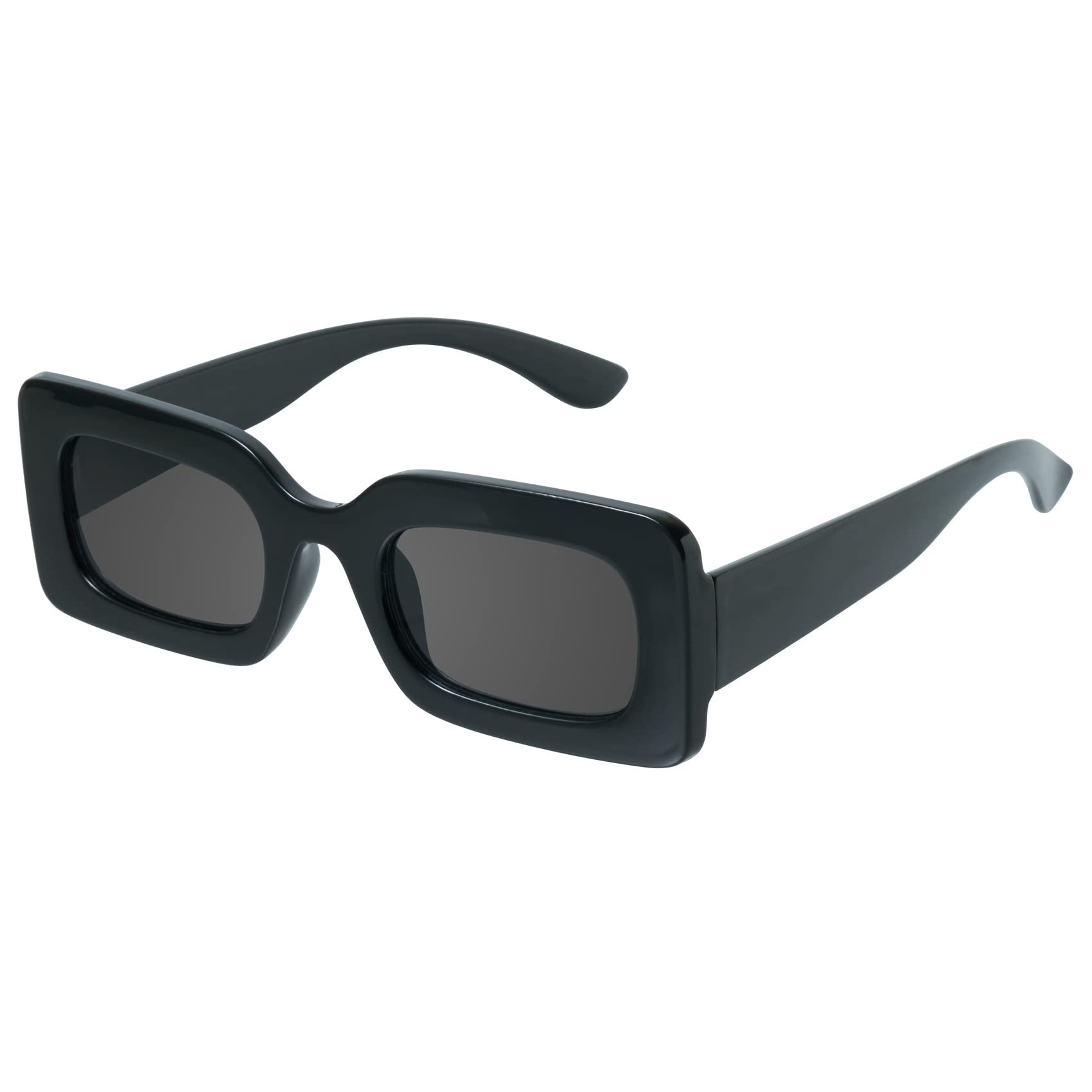 Trendy Rectangle Sunglasses for Women & Men - UV Protection Polarized Fashion Shades - Perfect for Driving, Beach & Outdoor Activities