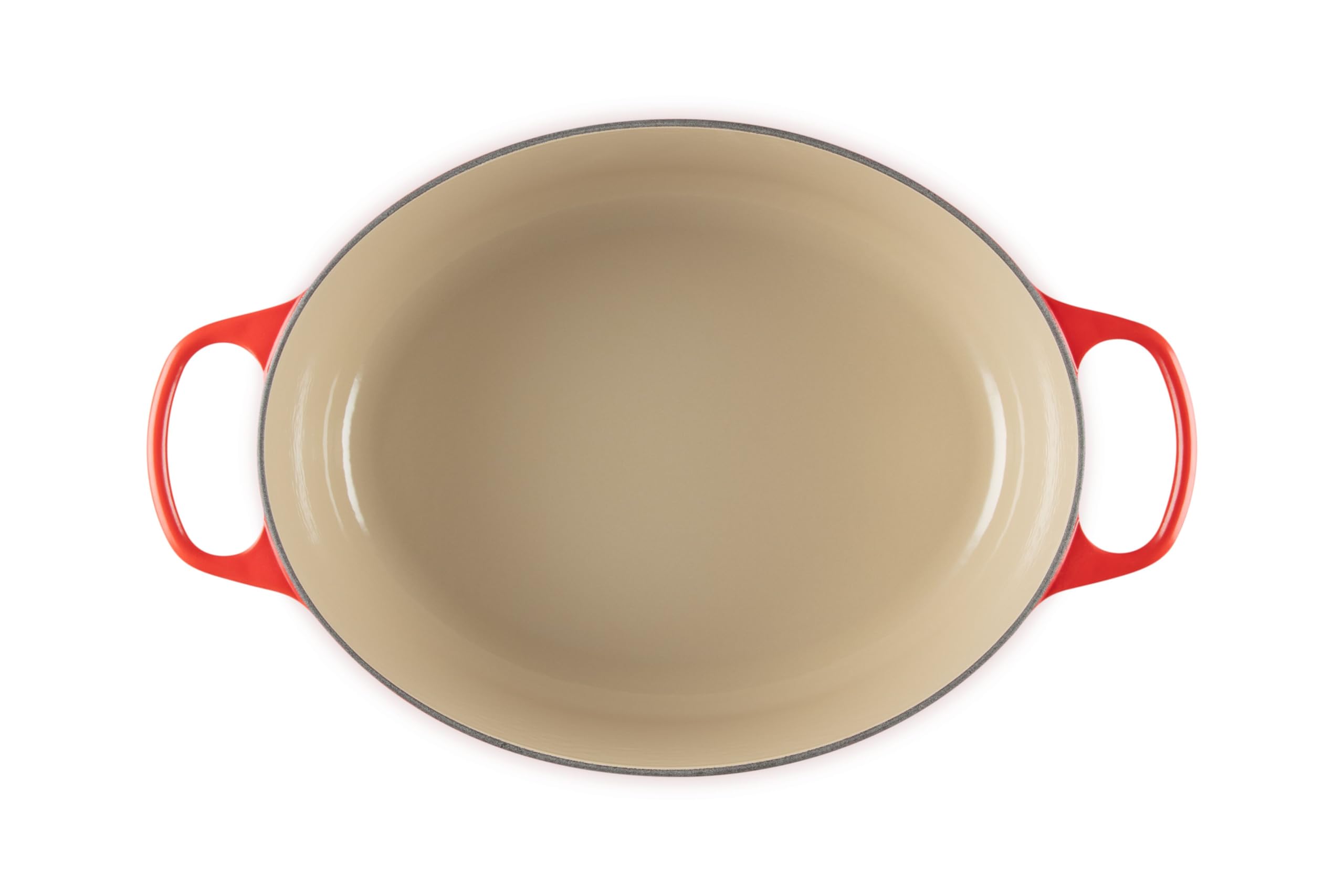 Le Creuset 8 Quart Enameled Cast Iron Oval Dutch Oven - Signature Cerise Red for Braising, Roasting & Slow Cooking | Premium Kitchen Cookware for Soups, Stews & Bread Baking