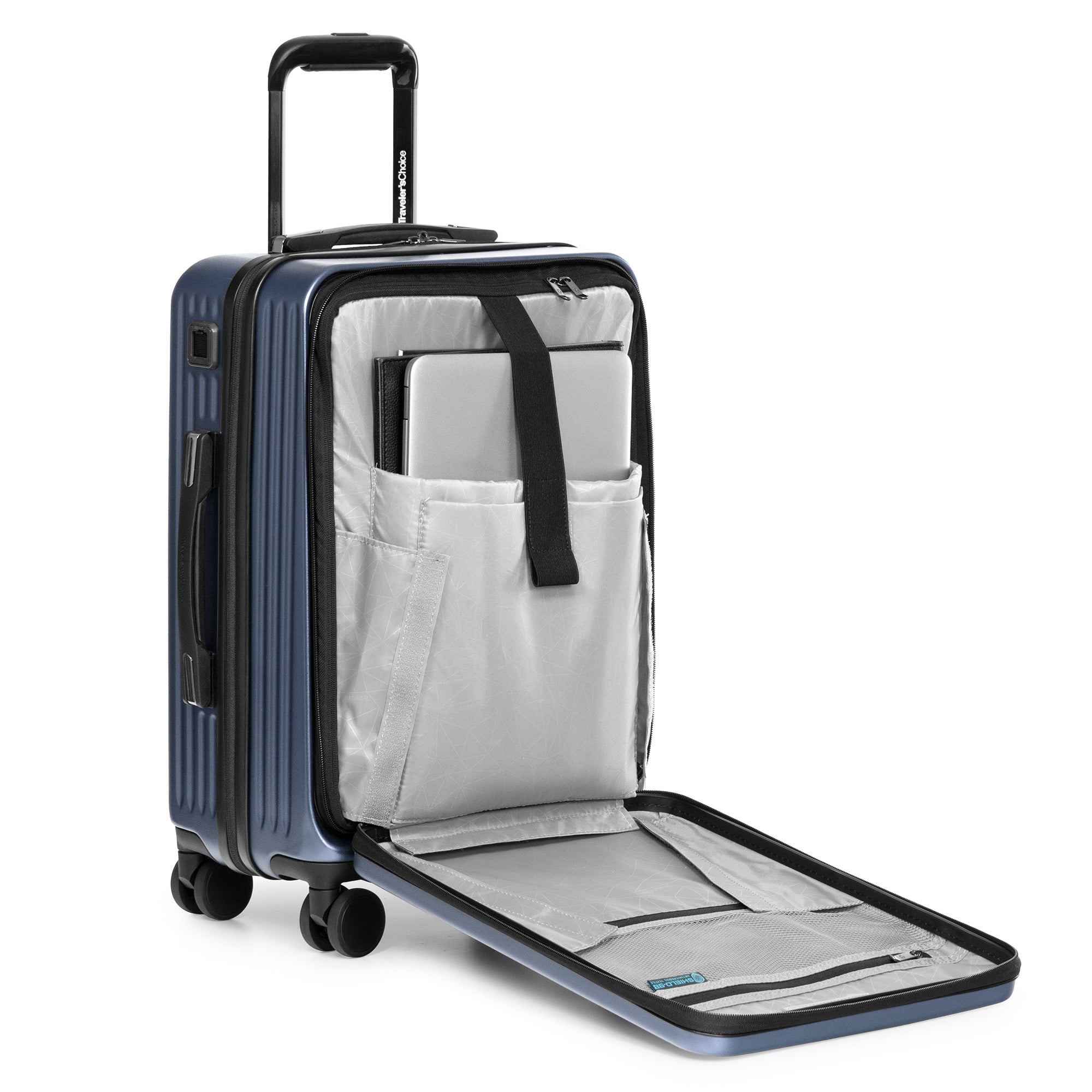 Mykel Front Pocket Carry On - Lightweight Travel Backpack with USB Charging Port for Men & Women - Perfect for Airplane, Business Trips & Commuting
