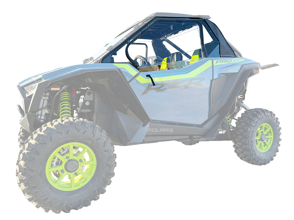 2025+ Polaris RZR Pro XP & Pro S Polycarbonate Upper Door Kit 252410 - Durable Off-Road Protection for UTV Adventures & Trail Riding