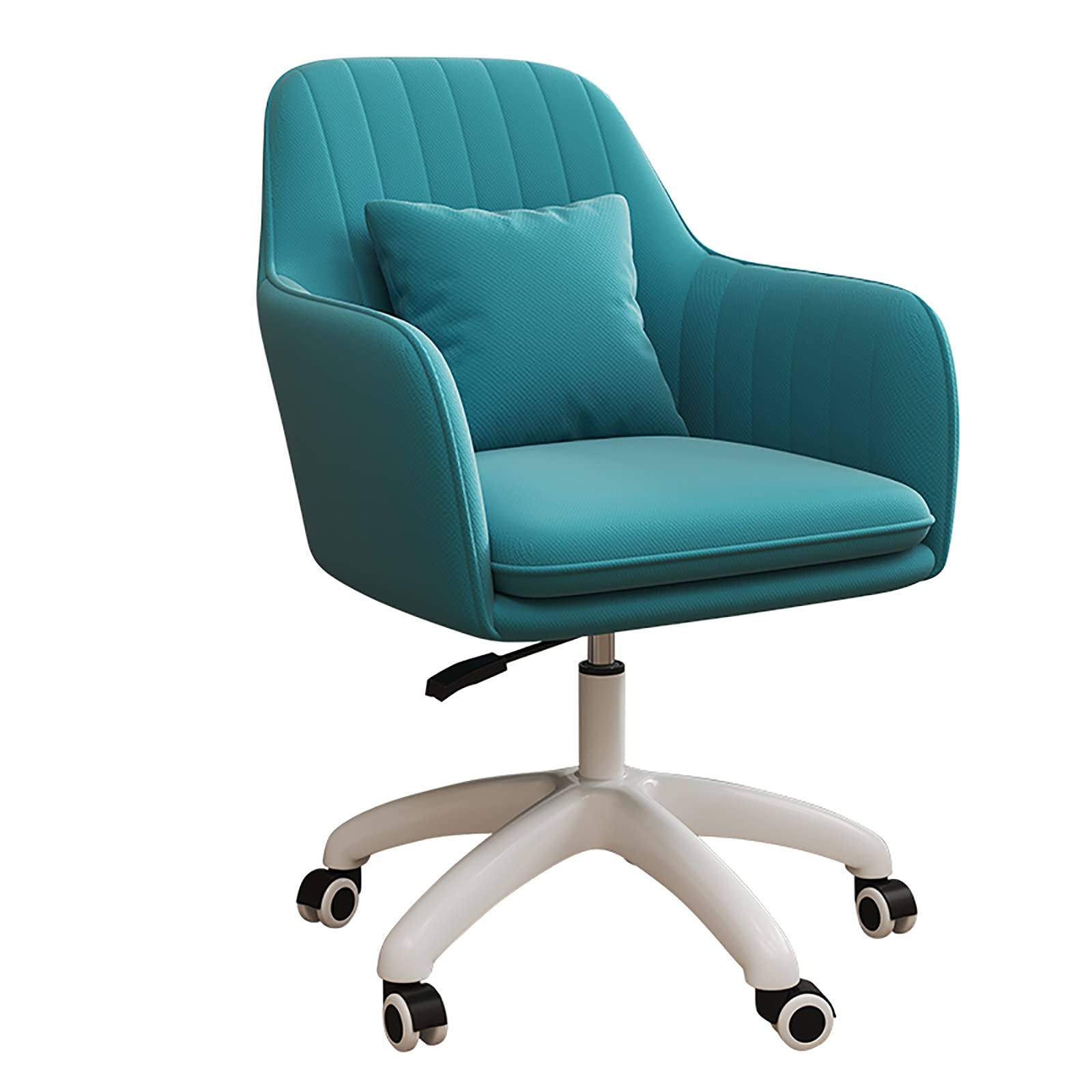 Ergonomic Swivel Office Chair - Soft Comfortable Velvet Upholstered Desk Chair with Adjustable Height, Tufted Backrest for Home & Executive Use (60x60x80-90cm) - Perfect for Computer Work, Gaming, and Relaxing in Your Home Office