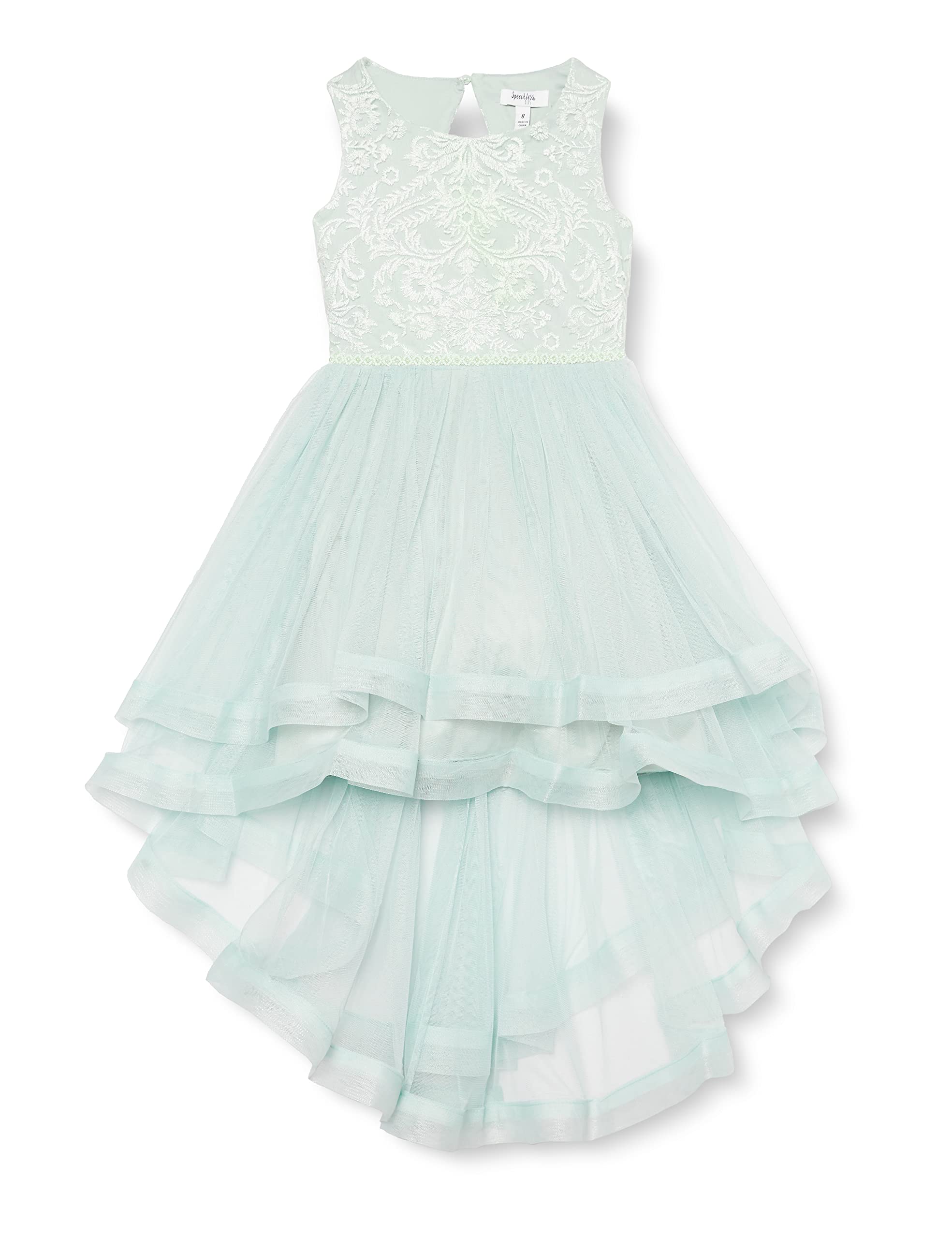 Elegant Girls' 7-16 Tween Maxi Dress with Wide Ribbon Hem - Perfect for Formal Dances, Parties, and Special Occasions