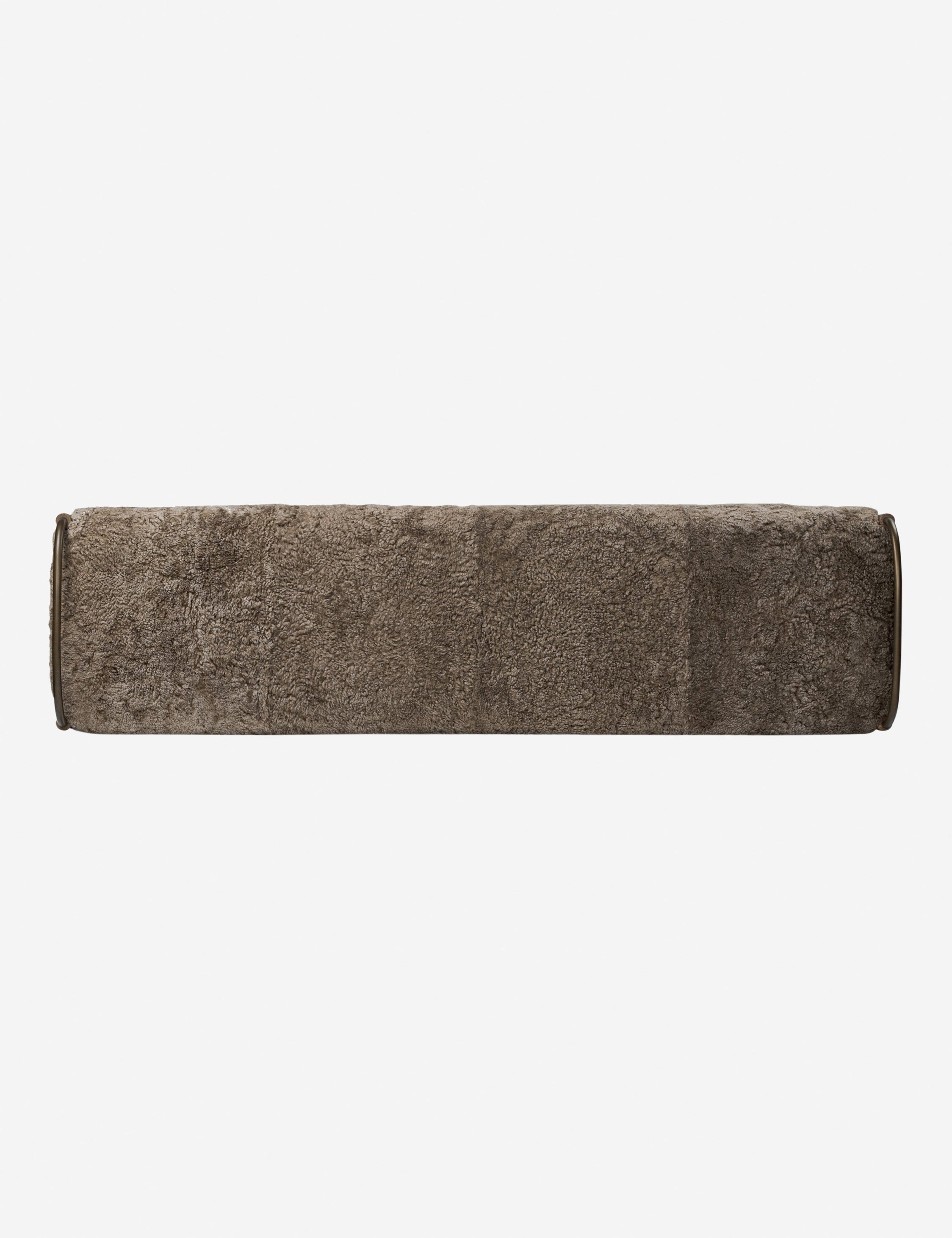 Amber Lewis x Four Hands Demi Bench - Modern Wooden Entryway Bench with Upholstered Seat - Perfect for Hallway, Living Room, or Bedroom Decor