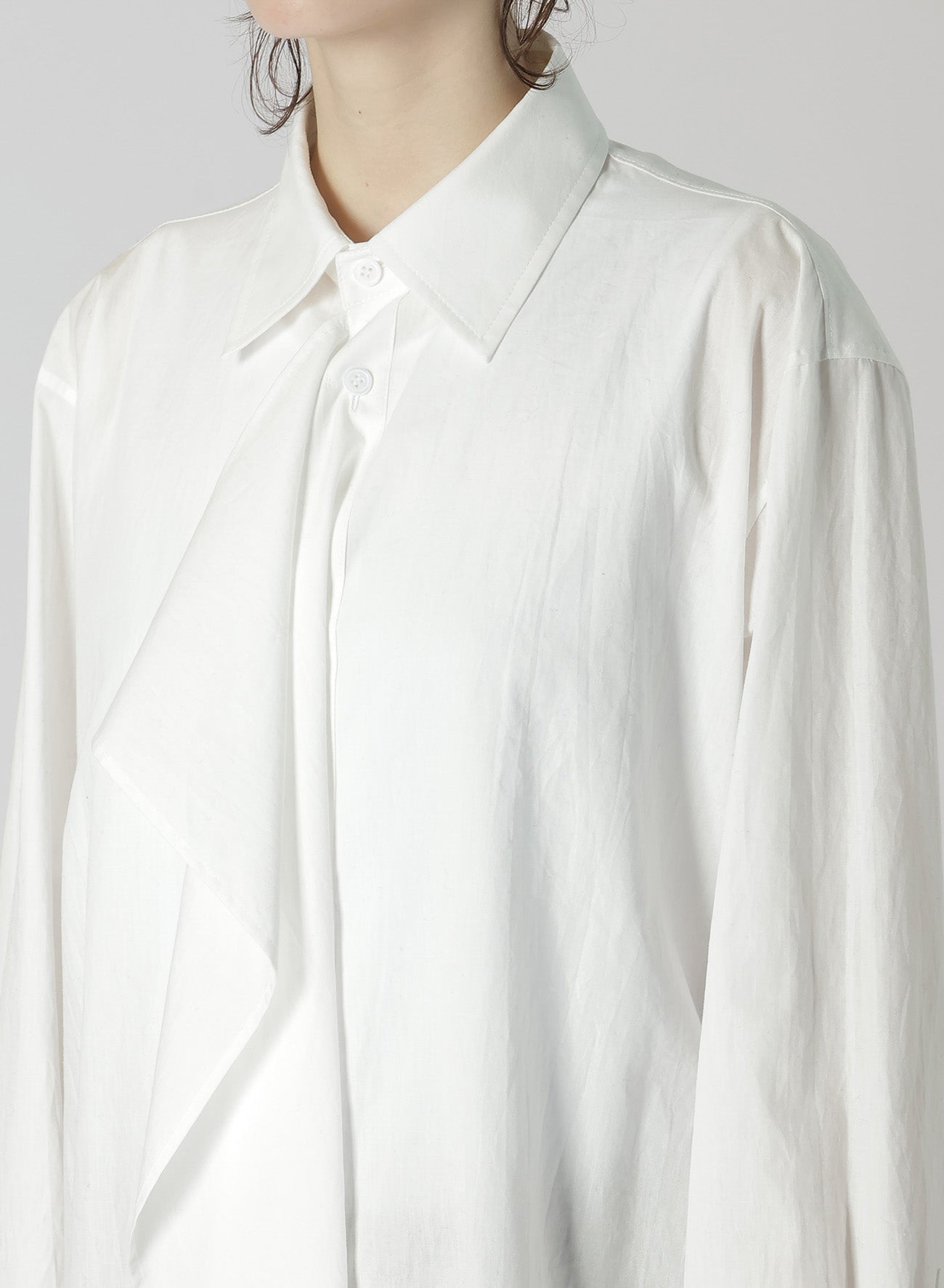 Soft Cotton Broadcloth Draped Shirt Dress for Women - Casual & Elegant Style for Office, Date Night & Summer Outings