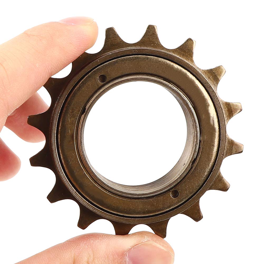 CHICIRIS 16T Single Speed Bike Flywheel - Durable Metal Mountain Bike Sprocket for Professional Cycling & Commuting - Perfect for Urban Riding & Trail Adventures