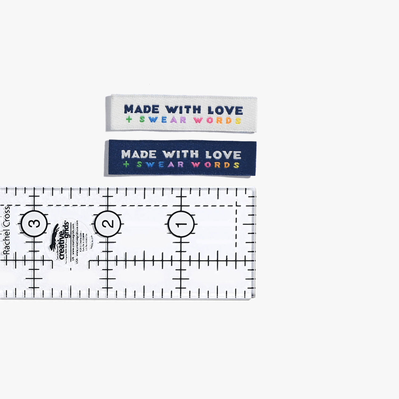 Kylie and the Machine 6-Pack Sew-In Clothing Labels - Made With Love & Sassy Sayings for DIY Garments & Handmade Gifts | Perfect for Quilting, Knitting & Craft Projects
