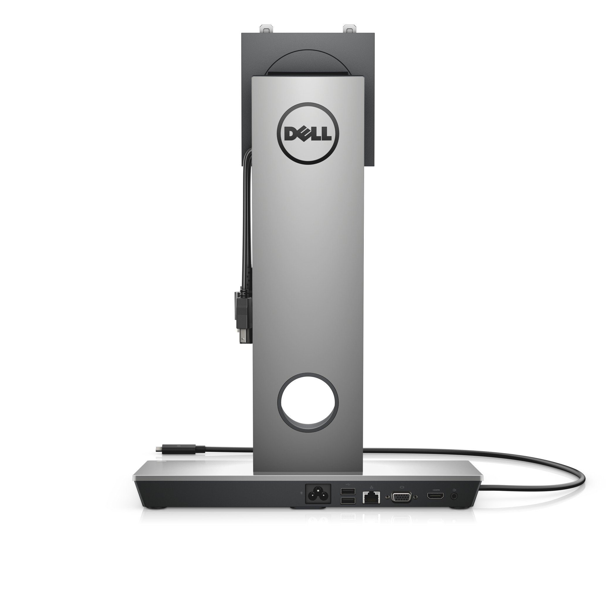 Dell DS1000 Docking Station with Monitor Stand - 1 HDMI Port, USB 3.0, USB-C, Ethernet - Compatible with Latitude 7370, Precision 3510/5510/7510/7710, Venue 8 Pro 5855 | Perfect for Home Office Setup & Multi-Monitor Workstations