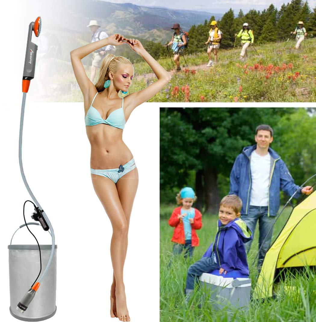Portable Bidet & Travel Shower Kit - Handheld Bidet Sprayer, Outdoor Electric Shower Pump with 2200mAh Rechargeable Battery - Perfect for Camping, RV Trips & Emergency Hygiene Needs