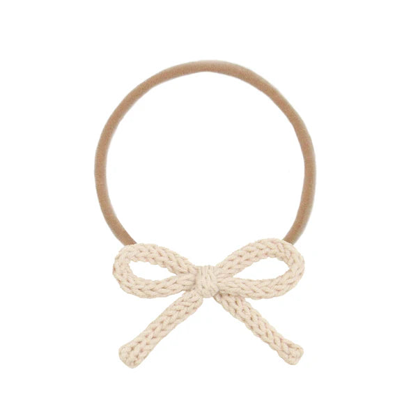Lou Lou Company Crochet Bow Hair Accessories for Women & Girls - Handmade Fashion Hair Bows for Parties, Weddings, and Everyday Style