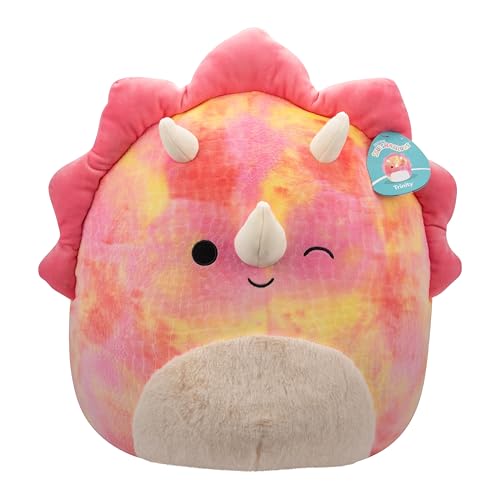 Pink Tie-dye Triceratops