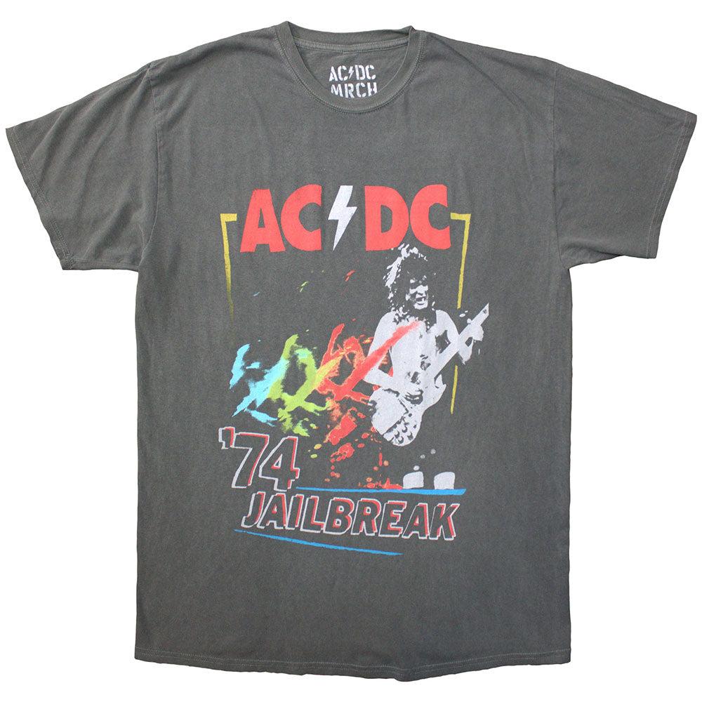 Vintage '74 Jailbreak AC/DC Band T-Shirt - Classic Rock Music Tee for Concerts, Gifts & Casual Wear