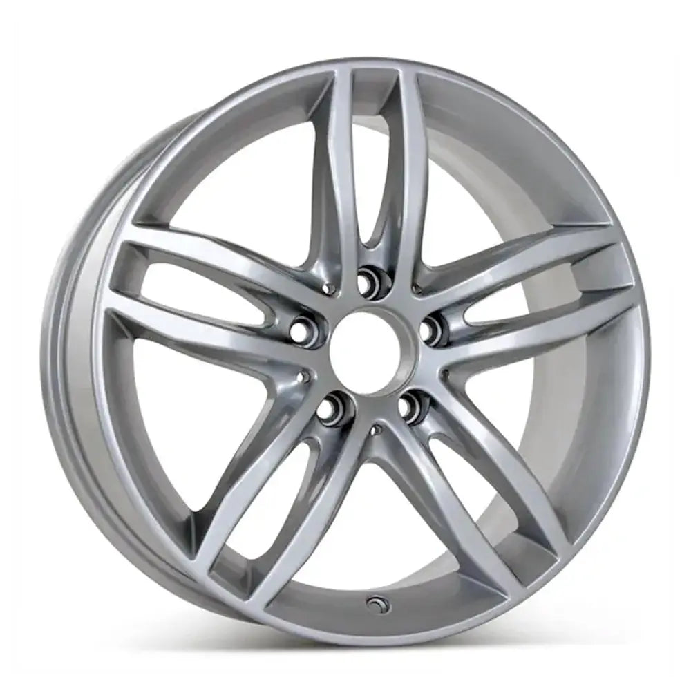 17 Inch Mercedes C250 Wheel Replacement - Silver Replica Rim 85227 | Compatible with C250 Sedan & Coupe | Durable Alloy Wheels for Smooth Ride & Enhanced Style