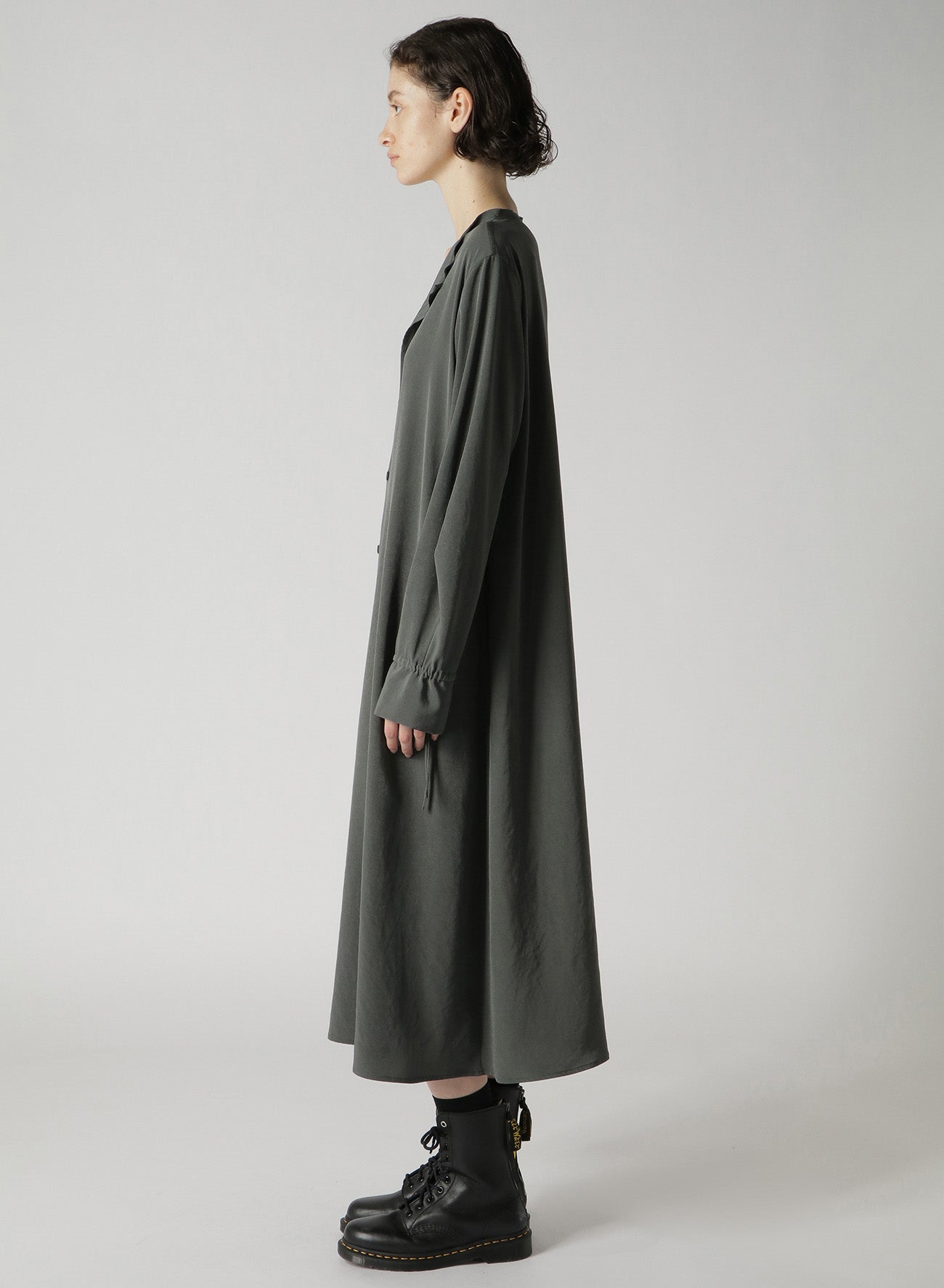 Stylish Collarless A-Line Dress for Women - Elegant & Comfortable Casual Wear for Parties, Work, and Everyday Outfits