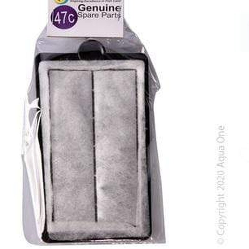 Aqua One Carbon Cartridge 1 Pack for ClearView 300 Fish Tank Filter - Replacement Water Filter Media for Aquariums - Improves Water Clarity & Removes Impurities (Model 25047c) - Ideal for Freshwater & Saltwater Fish Tanks