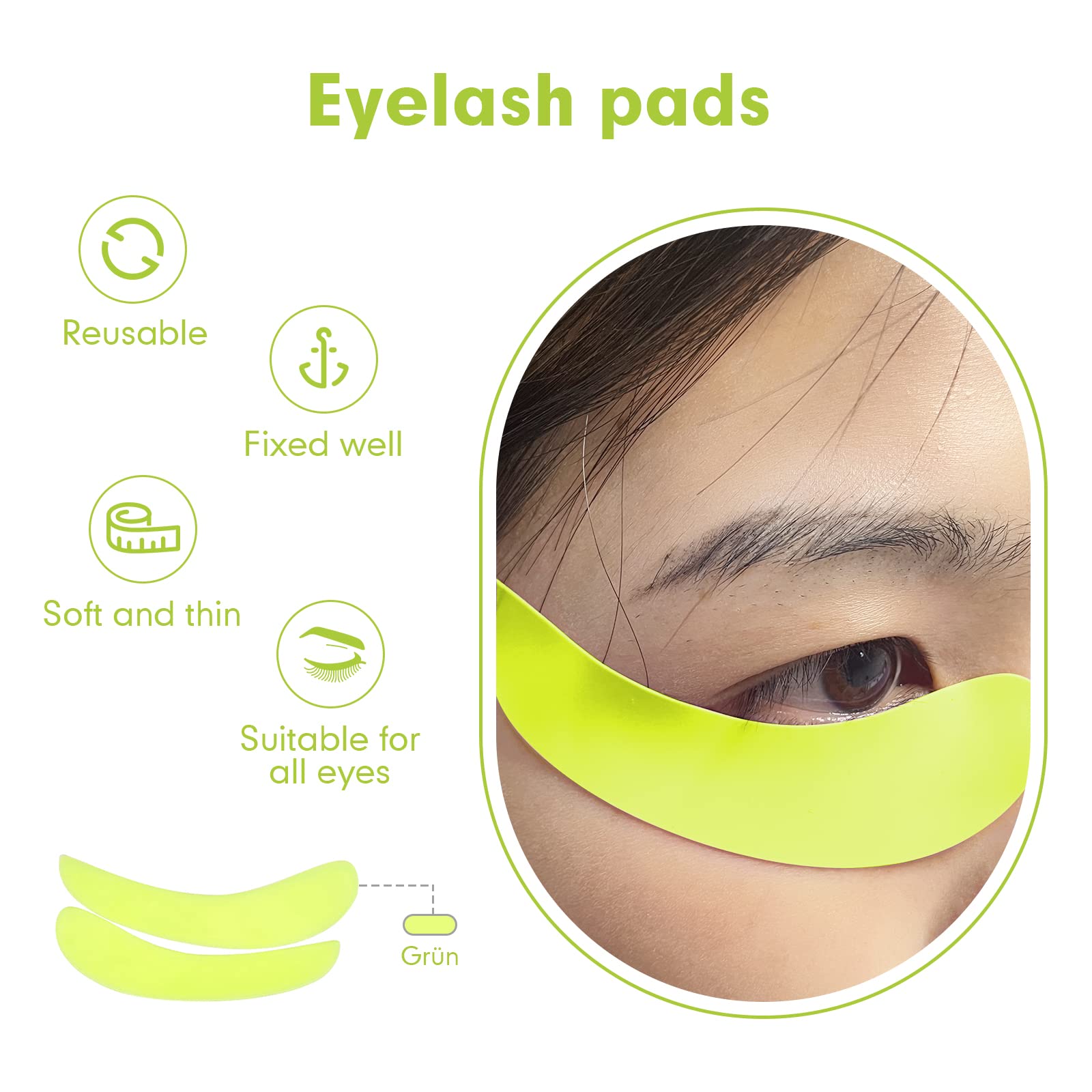Libeauty Professional Lash Lift Kit - Eyelash Perm Glue, Pads & Shields for Salon-Quality DIY Eyelash Lifting at Home - Safe & Gentle for Sensitive Eyes - Perfect for Bridal, Party & Special Occasion Makeup