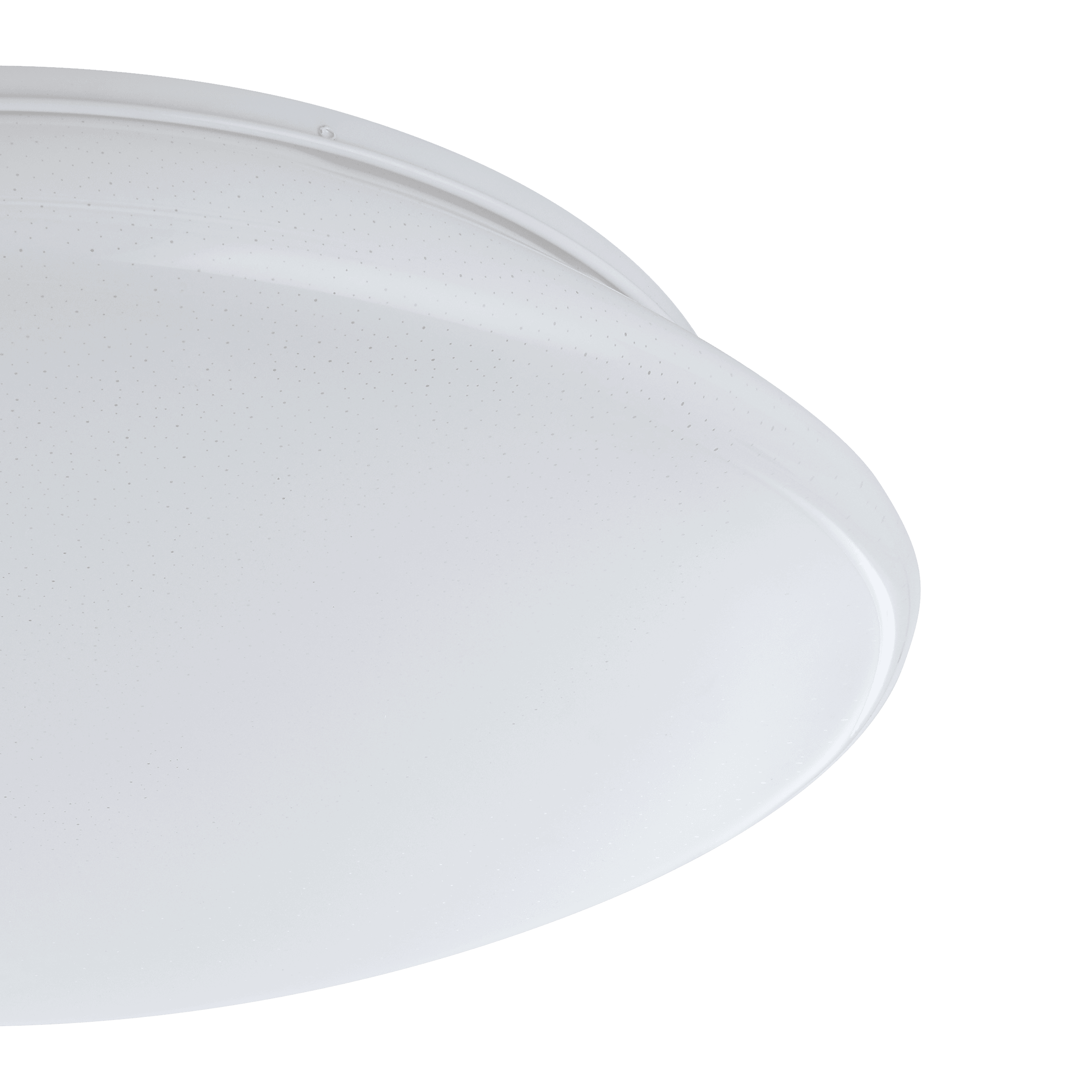 Eglo Connect Sileras Z Smart LED Pebble Shaped Ceiling Flush Mount Light 60cm - Modern Smart Home Lighting for Living Room, Bedroom & Kitchen